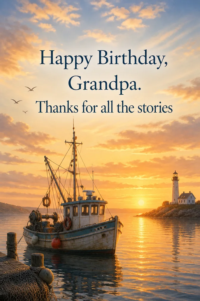Birthday Cards for Grandpa example