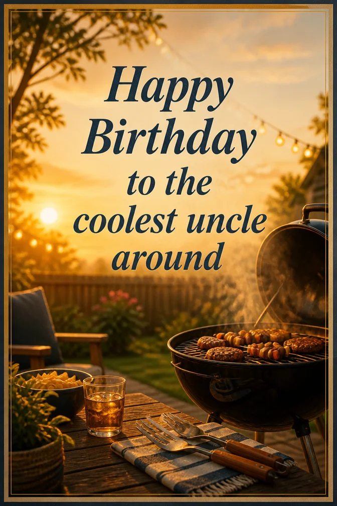 AI-generated birthday cards for uncle example