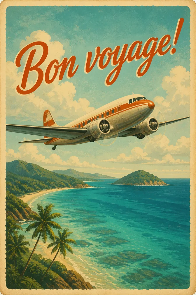 Bon Voyage Cards example