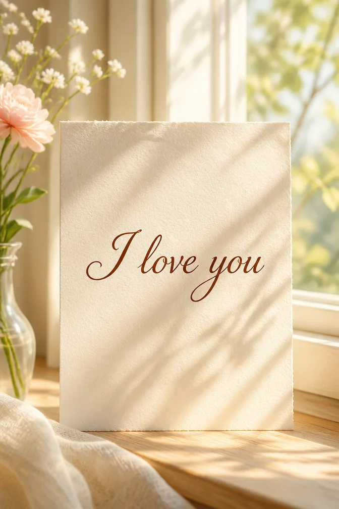 I Love You Cards example