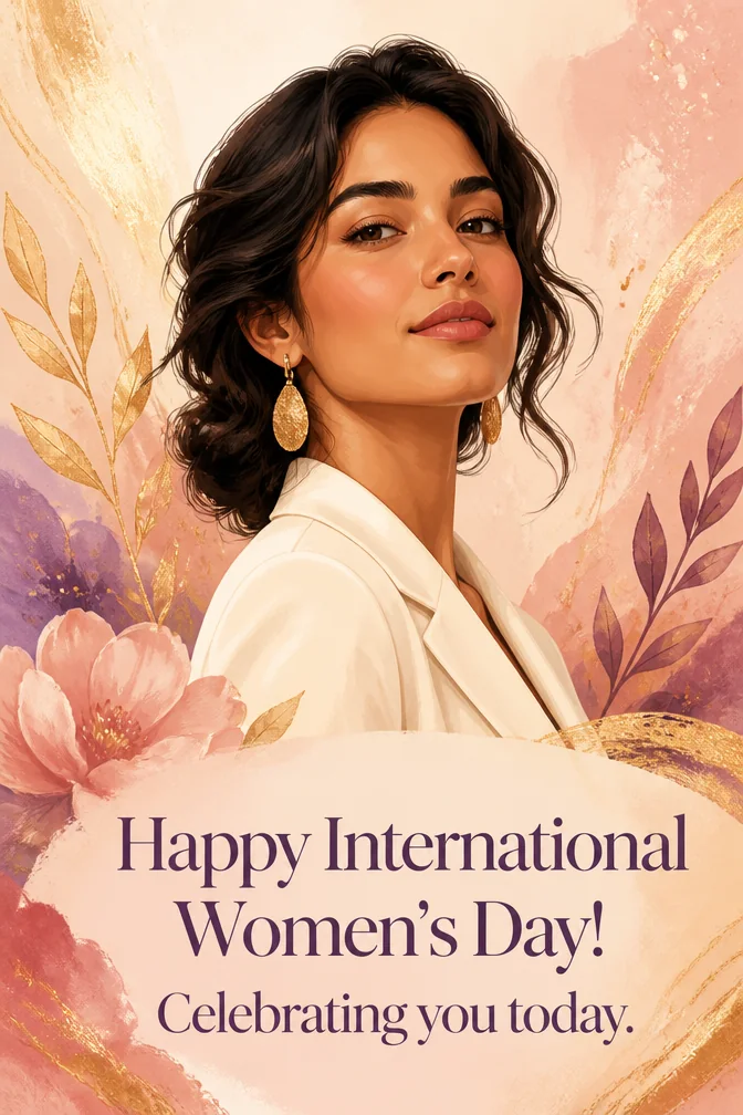 International Women's Day Cards example