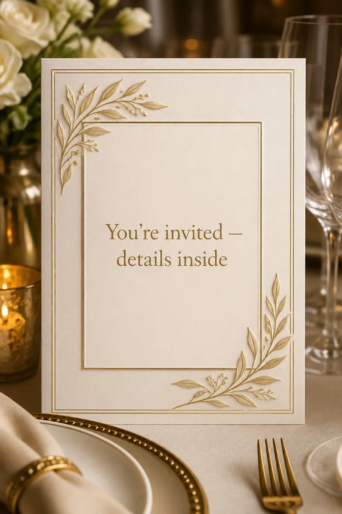 Invitation Cards example