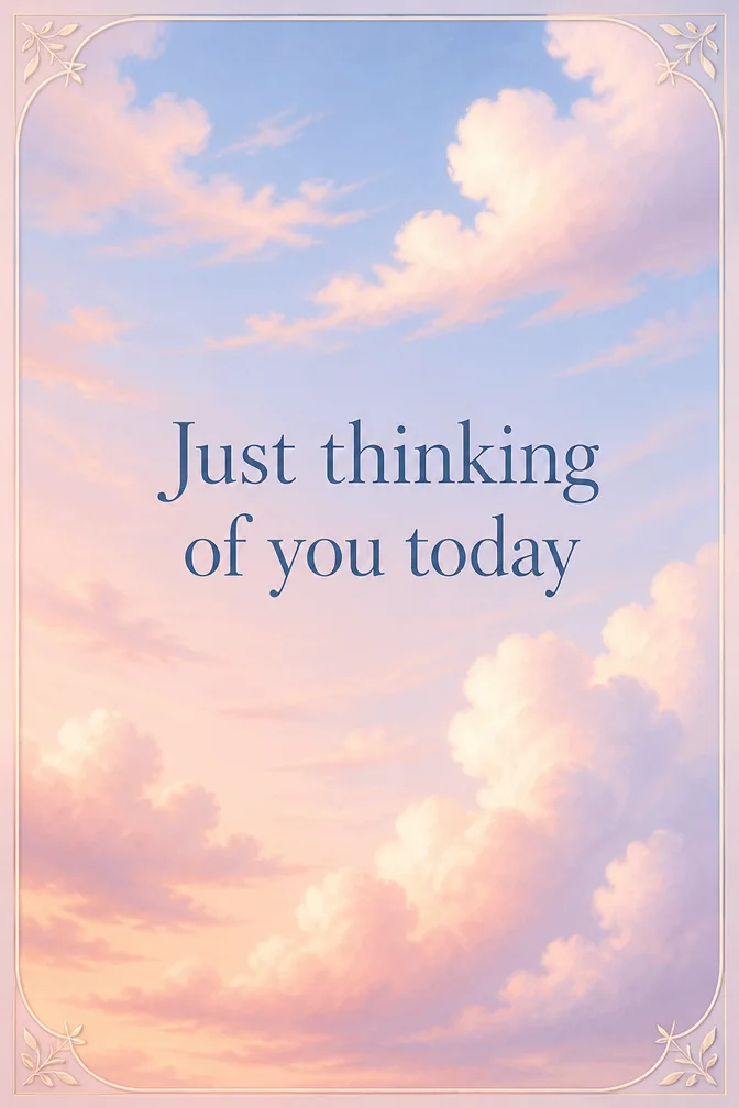 Thinking of You Cards example